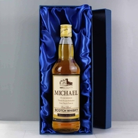 Personalised Traditional Castle Whisky with Gift Box