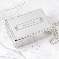 Petals Rectangular Jewellery Box