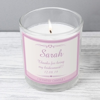 Pink Elegant Scented Jar Candle