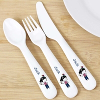 Pirate 3 Piece Plastic Cutlery Set