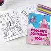 Princess Colouring Book with Pencil Crayons