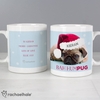 Rachael Hale Christmas Bah Hum Pug Mug