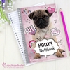 Rachael Hale Doodle Pug A5 Notebook