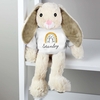 Rainbow Bunny Rabbit In T-Shirt
