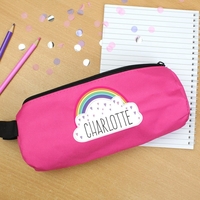 Rainbow Pink Pencil Case