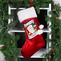 Red Christmas Santa Stocking