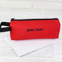 Red Pencil Case
