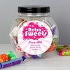 Retro Pink Sweet Jar
