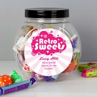 Retro Pink Sweet Jar