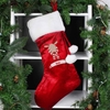 Retro Reindeer Luxury Stocking