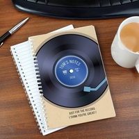 Retro Vinyl A5 Notebook