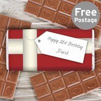 Ribbon Tag Milk Chocolate Bar