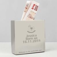 Rocking Horse Square Money Box