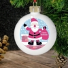 Rooftop Santa Christmas Bauble
