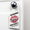 Rose Gold Lips Hen Party Door Hanger