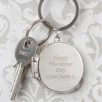 Round Photo Keyring