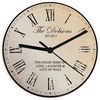 Rustic Message Glass Clock