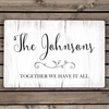 Rustic Metal Sign