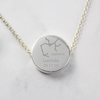 Sagittarius Zodiac Star Sign Silver Tone Necklace (November 22nd - December 21st)