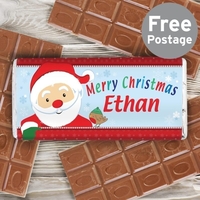 Santa Milk Chocolate Bar