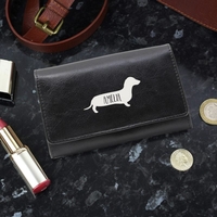 Sausage Dog Black Purse