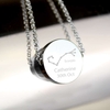 Scorpio Zodiac Star Sign Silver Tone Necklace (October 23rd - November 21st)