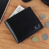 Script Font Leather Wallet