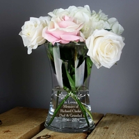 Sentiments Glass Vase