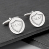 Shield Round Cufflinks