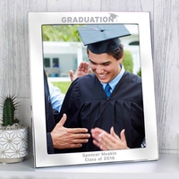 Silver 10x8 Graduation Photo Frame