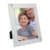 Silver 5x7 40th Wedding Anniversary Photo Frame