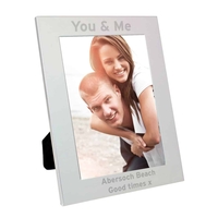 Silver 5x7 Bold Style Photo Frame