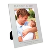 Silver 5x7 Daddy & Me Photo Frame