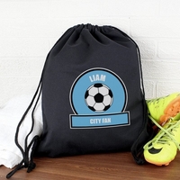 Sky Blue Football Fan Swim & Kit Bag
