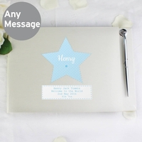Stitch & Dot Boys Guest Book & Pen