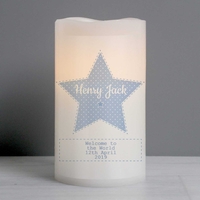 Stitch & Dot Boys Nightlight LED Candle