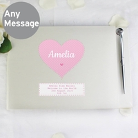 Stitch & Dot Girls Guest Book & Pen
