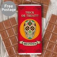 Sugar Skull Milk Chocolate Bar