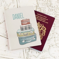 Suitcases Cream Passport Holder