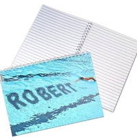 Swimmer A5 Notebook