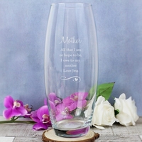 Swirls & Hearts Bullet Vase