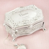 Swirls & Hearts Small Antique Trinket Box