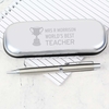 Teacher Trophy Pen and Box Set