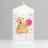 Teddy Flower Candle