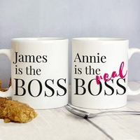 The Real Boss Mug Set