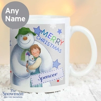 The Snowman and the Snowdog Blue Mug