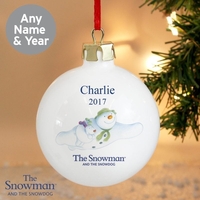 The Snowman and the Snowdog Flying Bauble