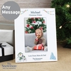 The Snowman and the Snowdog White 6x4 Photo Frame