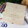 The Snowman Large Wooden Christmas Eve Box