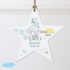 Tiny Tatty Teddy Dream Big Blue Wooden Star Decoration